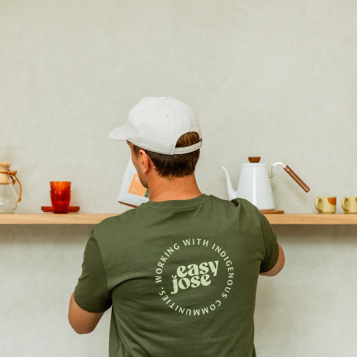 Oat White Cotton Cap