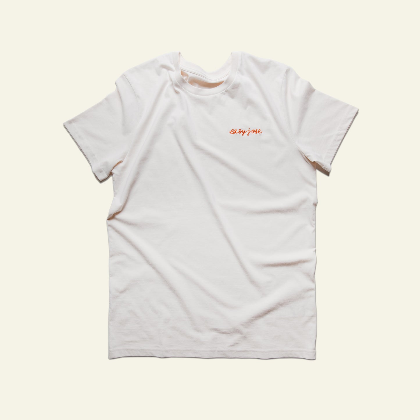 Oat White Organic Tee