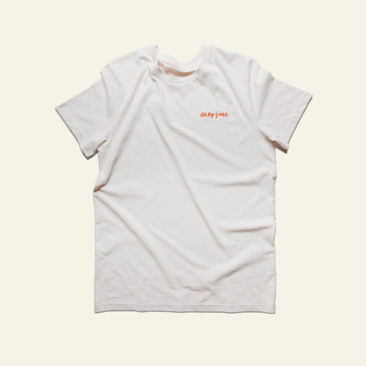 Oat White Organic Tee