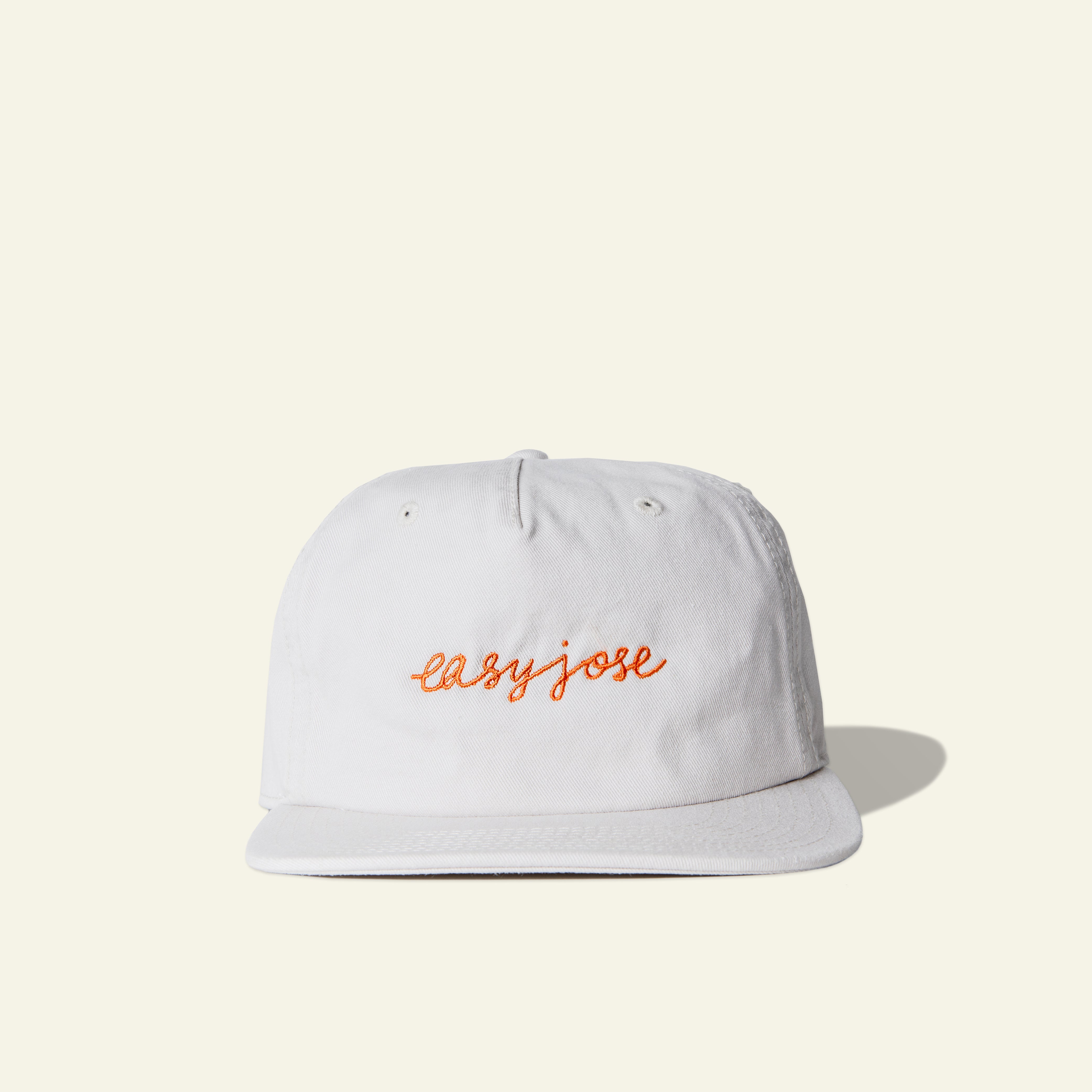 Oat White Cotton Cap – Easy Jose Coffee